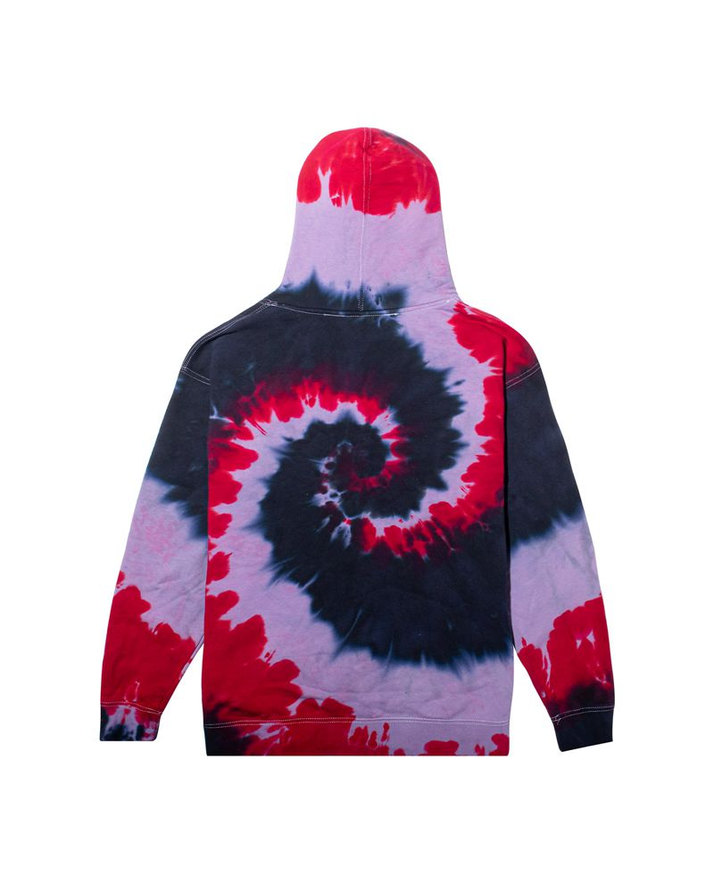 Felpa Con Cappuccio Playboy Tokyo Club Tie-Dye Donna Rosse | 96450HUZI