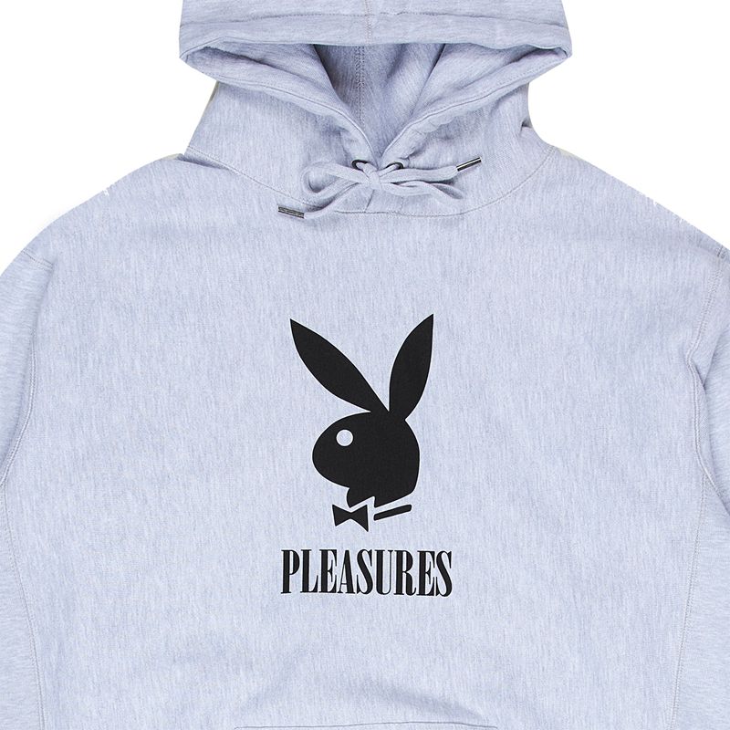 Felpa Con Cappuccio Playboy X Pleasures Play Uomo Grigie | 30462SZMQ