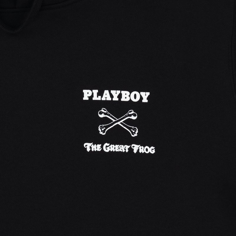 Felpa Con Cappuccio Playboy X The Great Frog Uomo Bianche | 13406TCEM