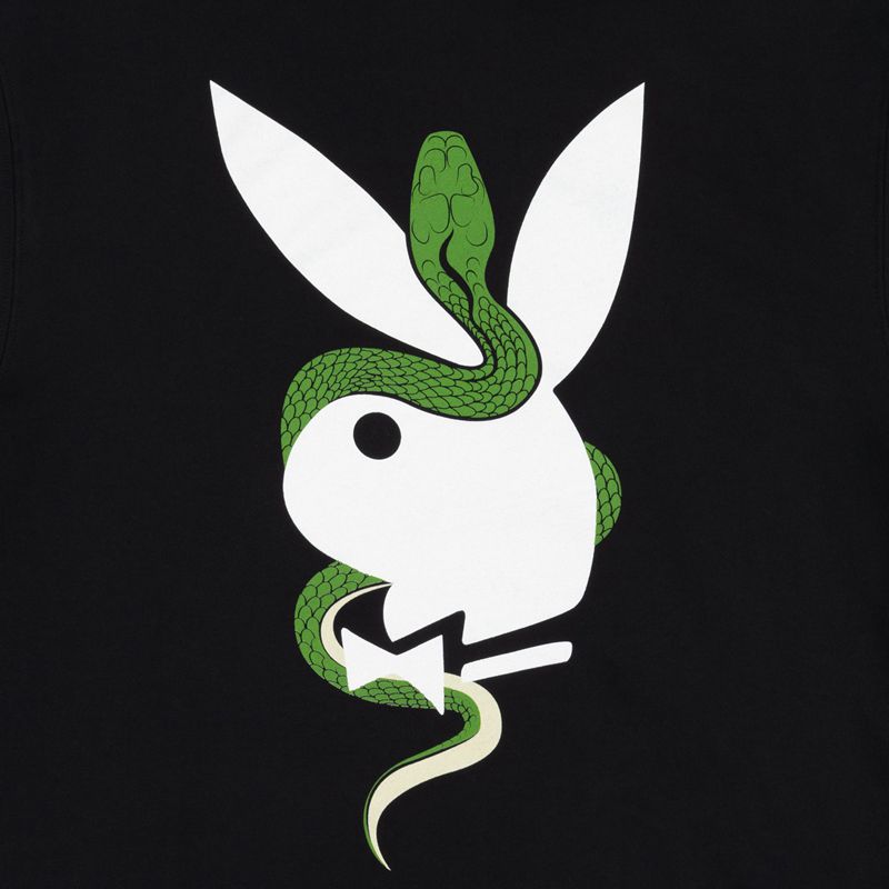 Felpa Con Cappuccio Playboy X The Great Frog Uomo Bianche | 13406TCEM