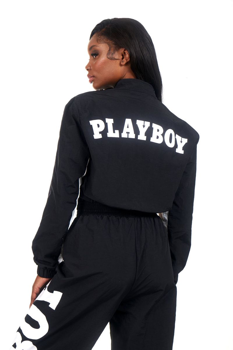 Giacca Playboy Active Half Zip Donna Nere | 62374FLUC