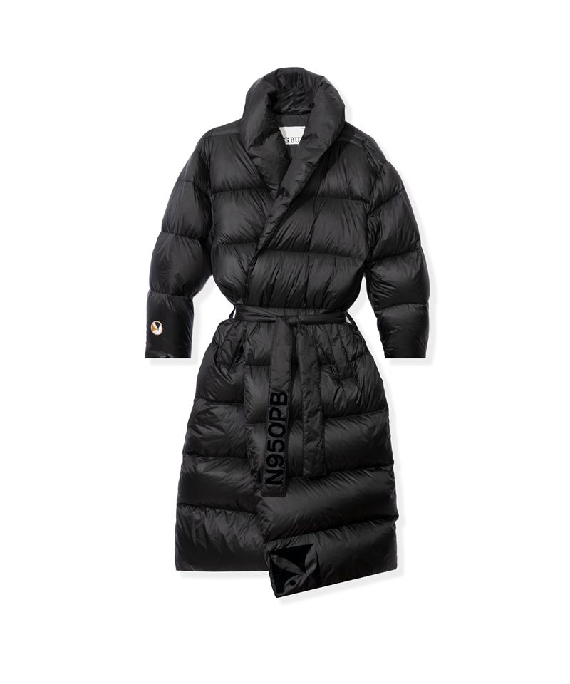 Giacca Playboy Belted Long Puffer Donna Nere | 27406AKJN