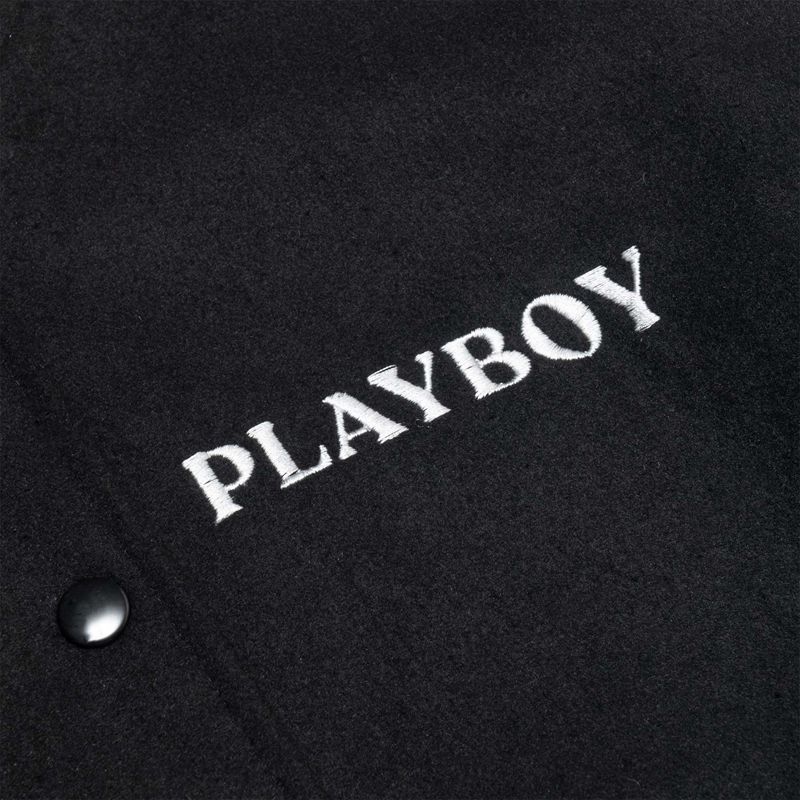 Giacca Playboy Love Club Letterman Bomber Donna Grigie Scuro | 56384PHZM