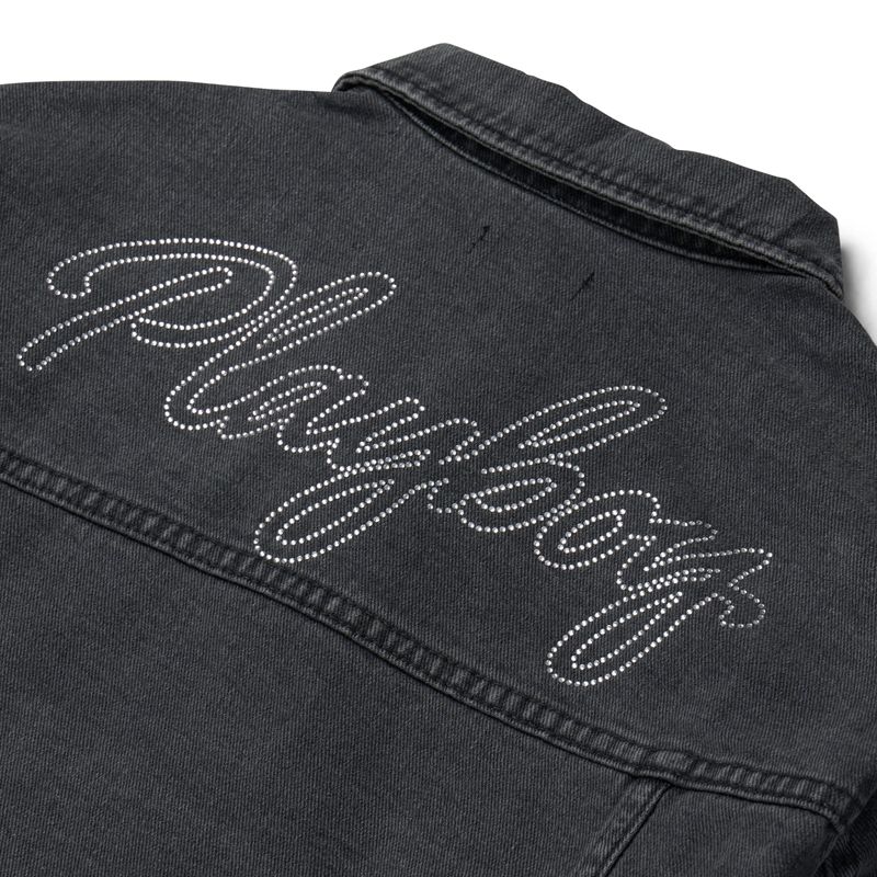 Giacca Playboy Trucker Donna Grigie | 27619RBCE