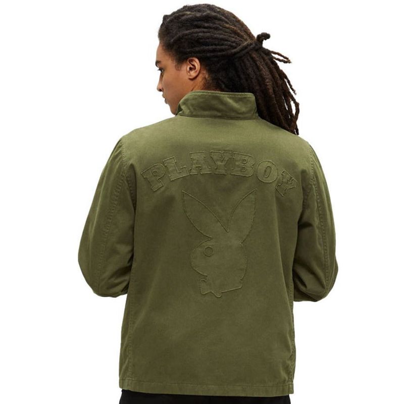 Giacca Playboy X Alpha Industries Field Jacket Uomo Verdi | 62879MWUX