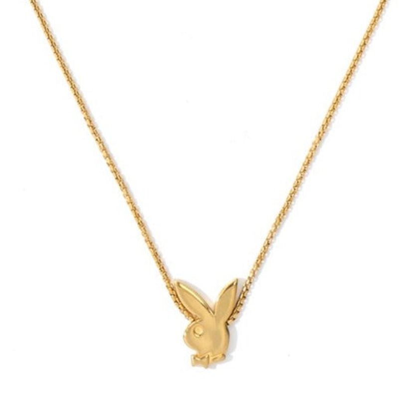 Gioielli Playboy Bunny Bead Necklace Donna Oro | 91374LASU