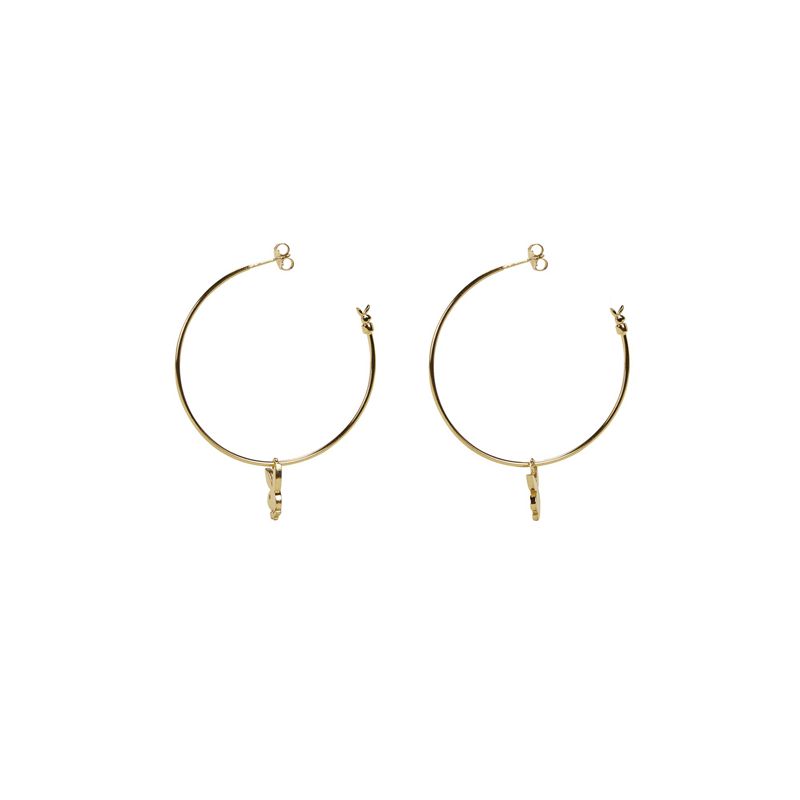 Gioielli Playboy Bunny Hoops Donna Oro | 68521MFHV