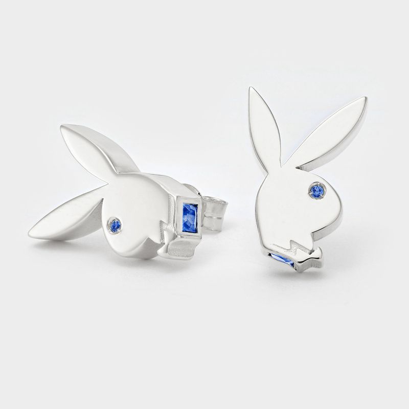 Gioielli Playboy Fancy Bunny Earring Studs Uomo Verde Acqua | 81376LGIZ