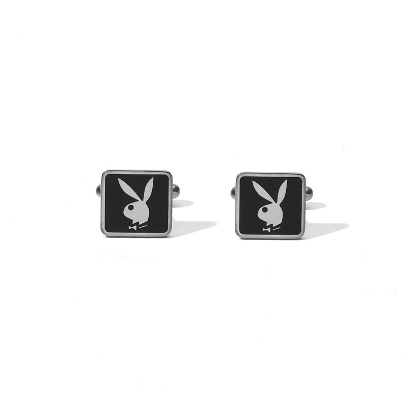 Gioielli Playboy Rabbit Head Cufflinks Uomo Argento | 96847TQZD