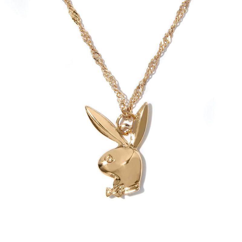 Gioielli Playboy Rabbit Head Necklace Donna Oro | 91753QEXN