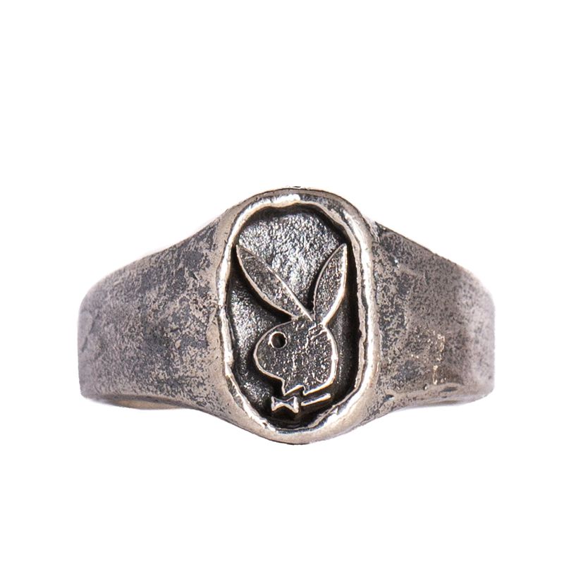 Gioielli Playboy Rabbit Head Signet Ring Uomo Metal | 84156SGLM