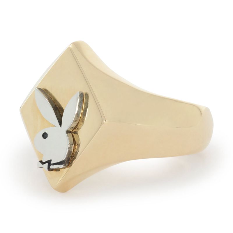 Gioielli Playboy X The Great Frog Ace Of Diamonds Ring Uomo Oro | 38619EQCK