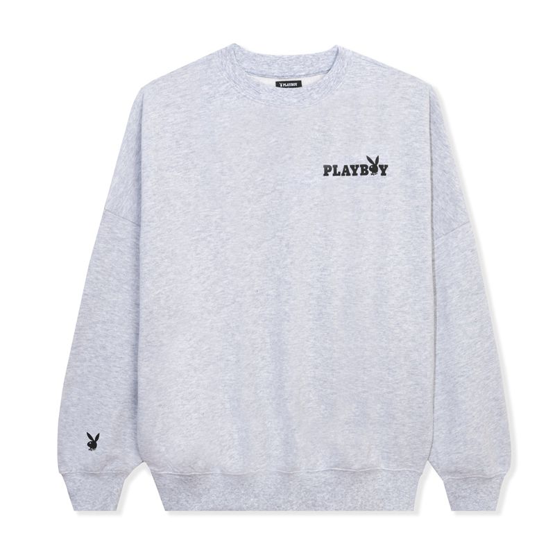 Loungewear Playboy Classiche Crewneck Donna Grigie | 12987AIYM