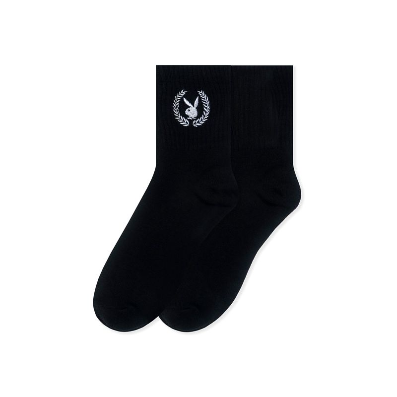 Loungewear Playboy Laurel Leaf Socks Donna Blu Chiaro | 18590ILNV