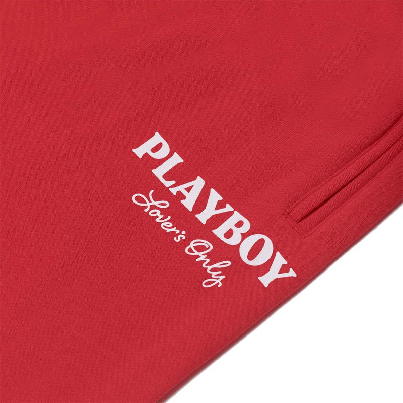 Loungewear Playboy Lovers Only Classiche Sweat Donna Rosse | 65748TMQZ