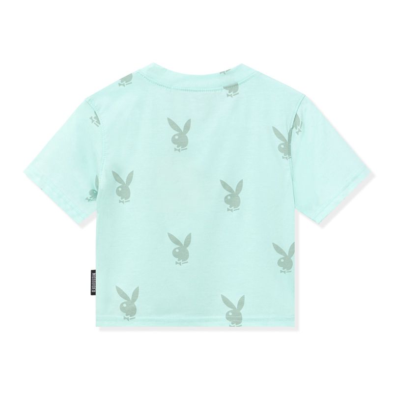 Magliette Playboy Missguided Rabbit Head Ringer Donna Verdi | 81563RAWI