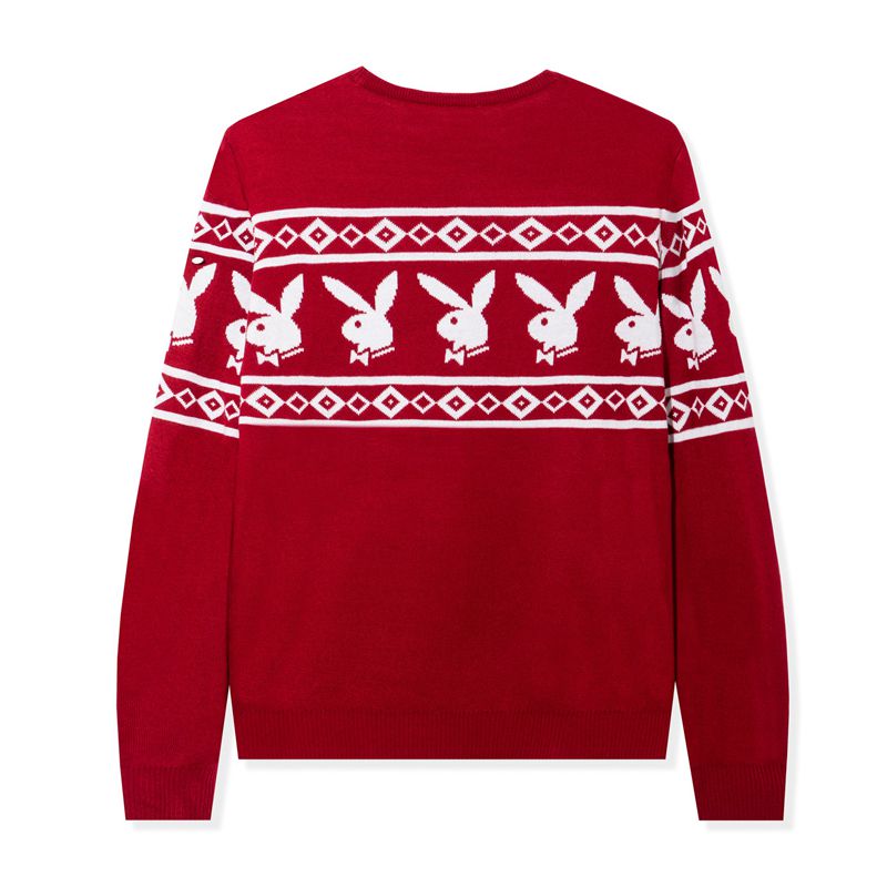 Maglioni Playboy Rabbit Head Knit Uomo Nere | 53691DREY