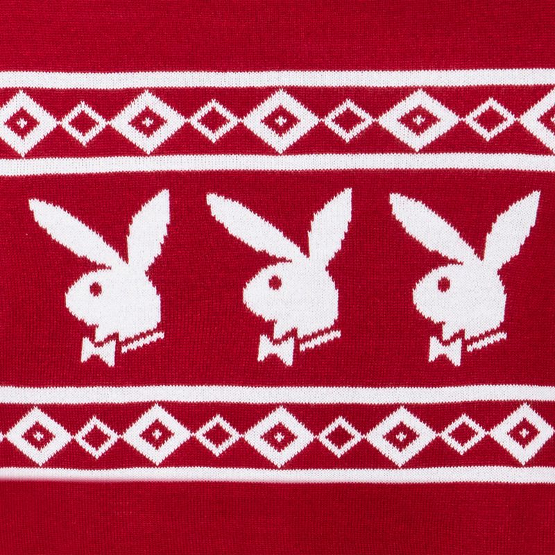 Maglioni Playboy Rabbit Head Knit Uomo Nere | 53691DREY