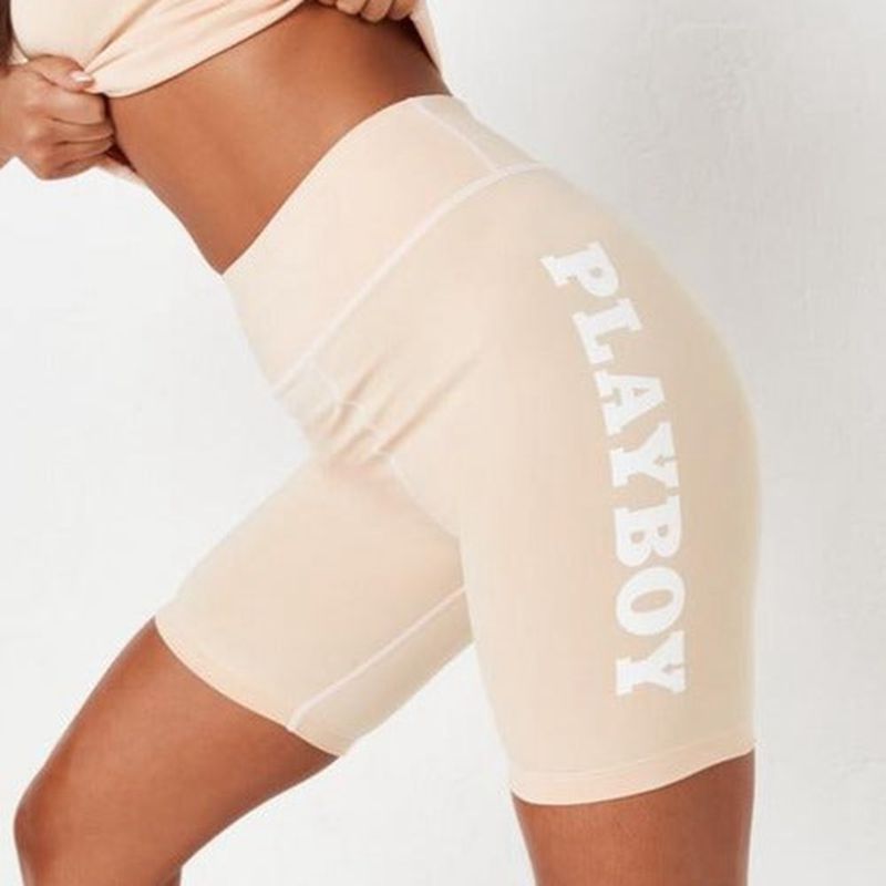 Pantaloncini Playboy Active Bikes Donna Blu | 38605OMFK