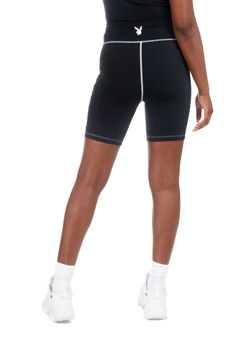 Pantaloncini Playboy Active Bikes Donna Blu | 38605OMFK