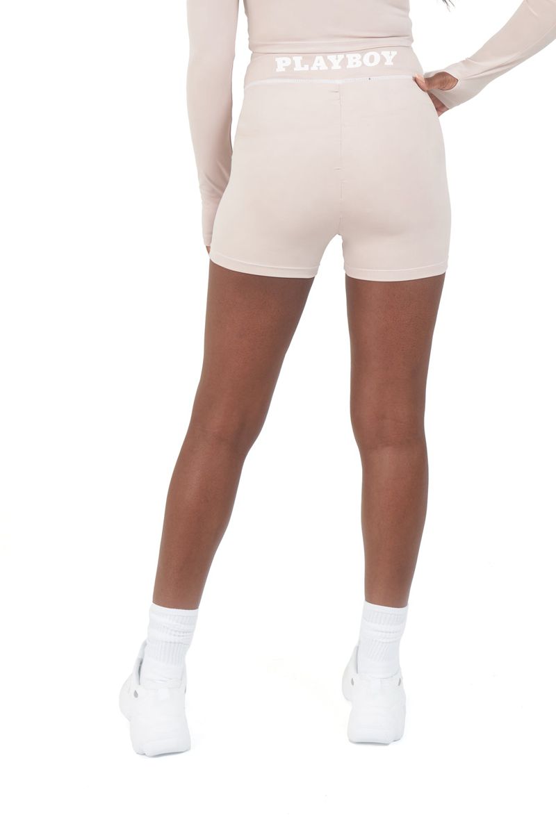 Pantaloncini Playboy Active Rucheds Donna Nere | 39426XPIG