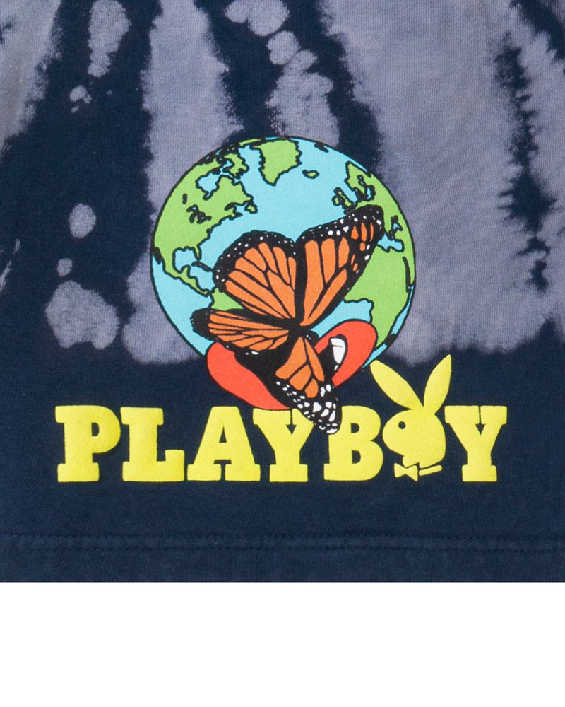 Pantaloncini Playboy Au Naturel Sweat Uomo Nere Viola | 08719NBQS