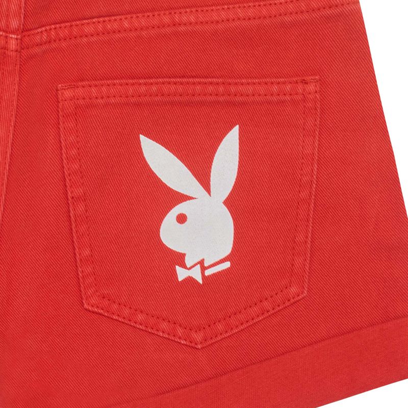 Pantaloncini Playboy Bright Bunnys Donna Rosse | 82365FKPW