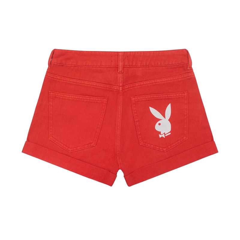 Pantaloncini Playboy Bright Bunnys Donna Rosse | 82365FKPW