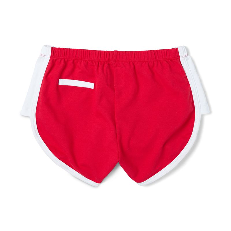 Pantaloncini Playboy Campouts Donna Rosse Bianche | 27380YSFJ