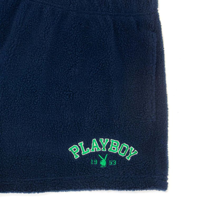 Pantaloncini Playboy Fleece Sweats Donna Blu | 53497QYPF