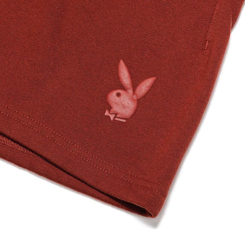 Pantaloncini Playboy Haus Sweats Uomo Marroni | 67012EDJM