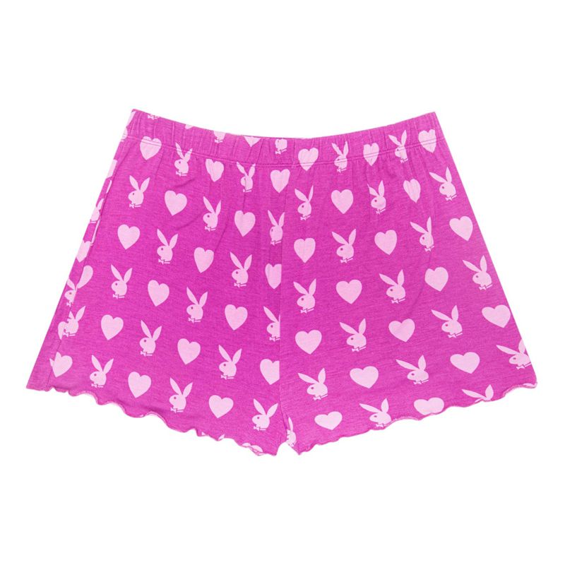 Pantaloncini Playboy Heart Bunny Sleeps Donna Viola Profondo | 72198YAQJ