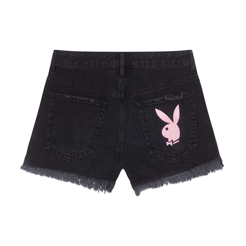 Pantaloncini Playboy High Rise Festivals Donna Nere | 01876SHGC