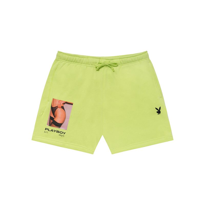 Pantaloncini Playboy Invite Only Sweats Uomo Verdi | 42135KXHG