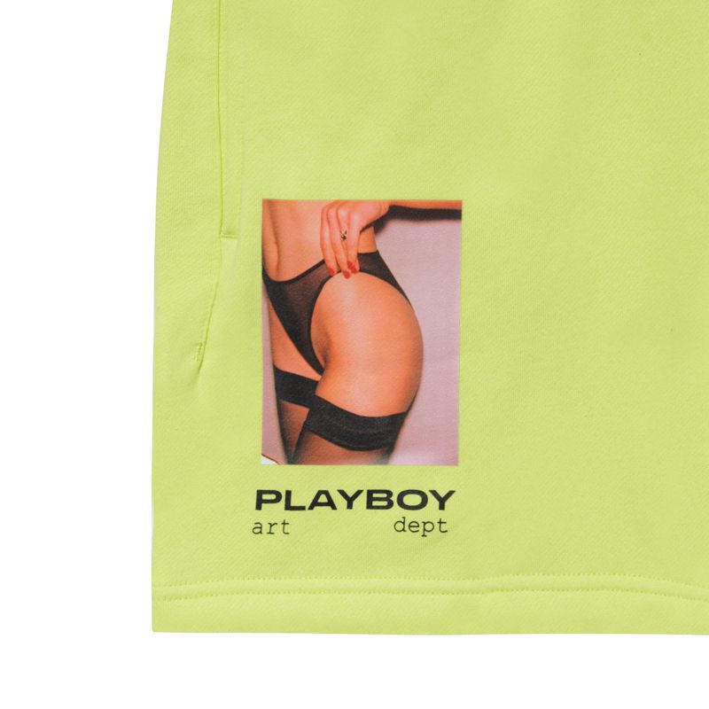 Pantaloncini Playboy Invite Only Sweats Uomo Verdi | 42135KXHG