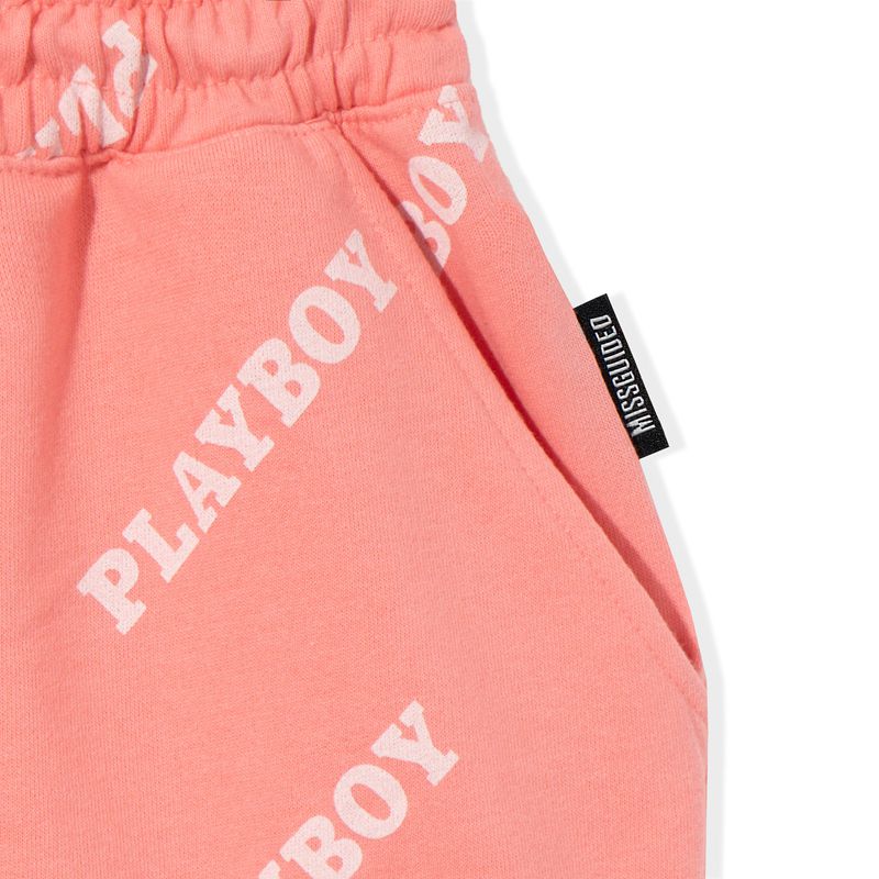 Pantaloncini Playboy Masthead Boyfriend Donna Rosa | 40965NLTR