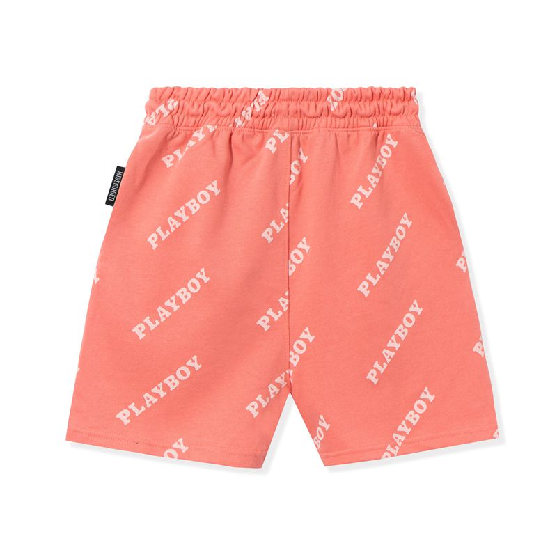 Pantaloncini Playboy Masthead Boyfriend Donna Rosa | 40965NLTR