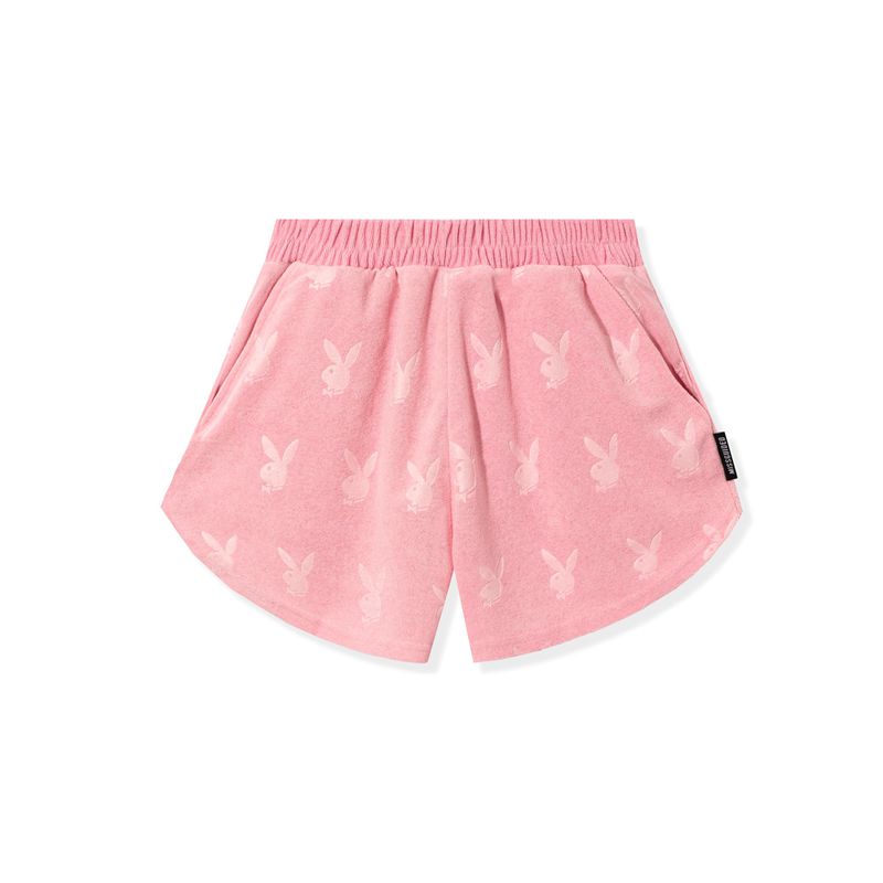 Pantaloncini Playboy Missguided Sportive Corsa Donna Rosa | 27531JQWM