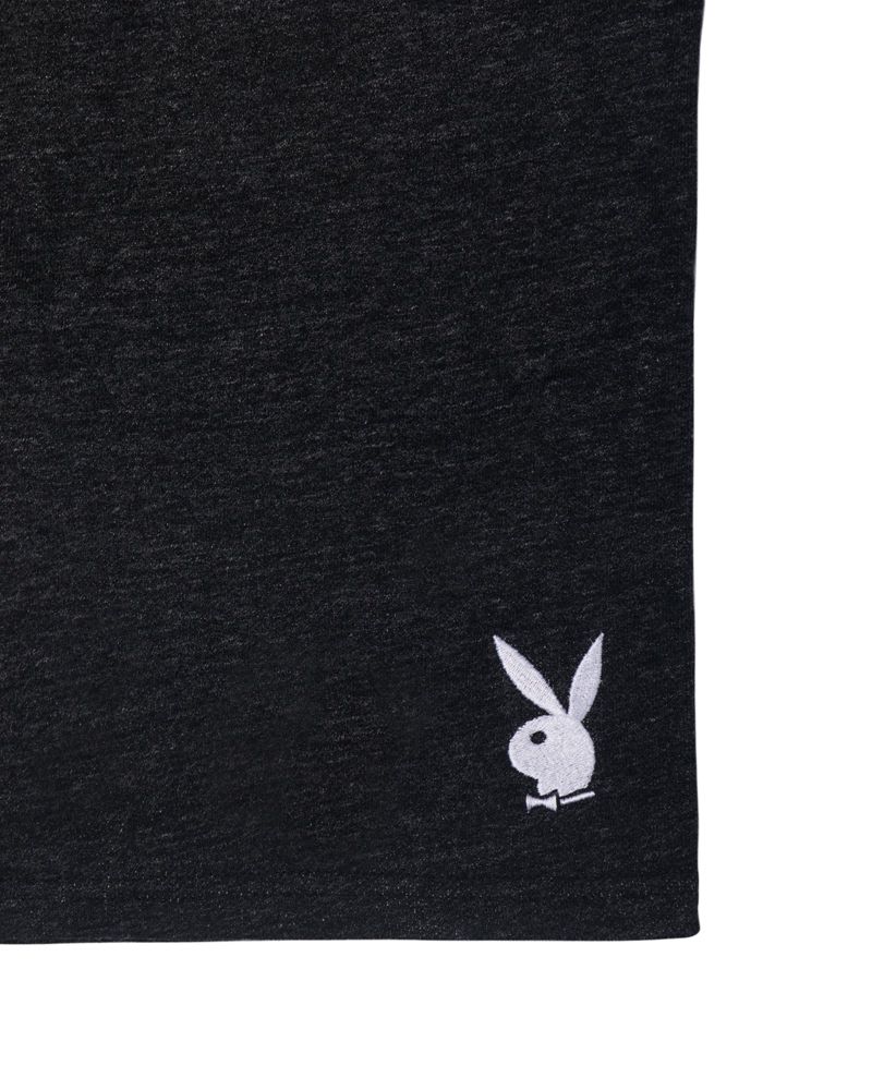 Pantaloncini Playboy Rabbit Head Sweat Uomo Grigie | 03264LVKN