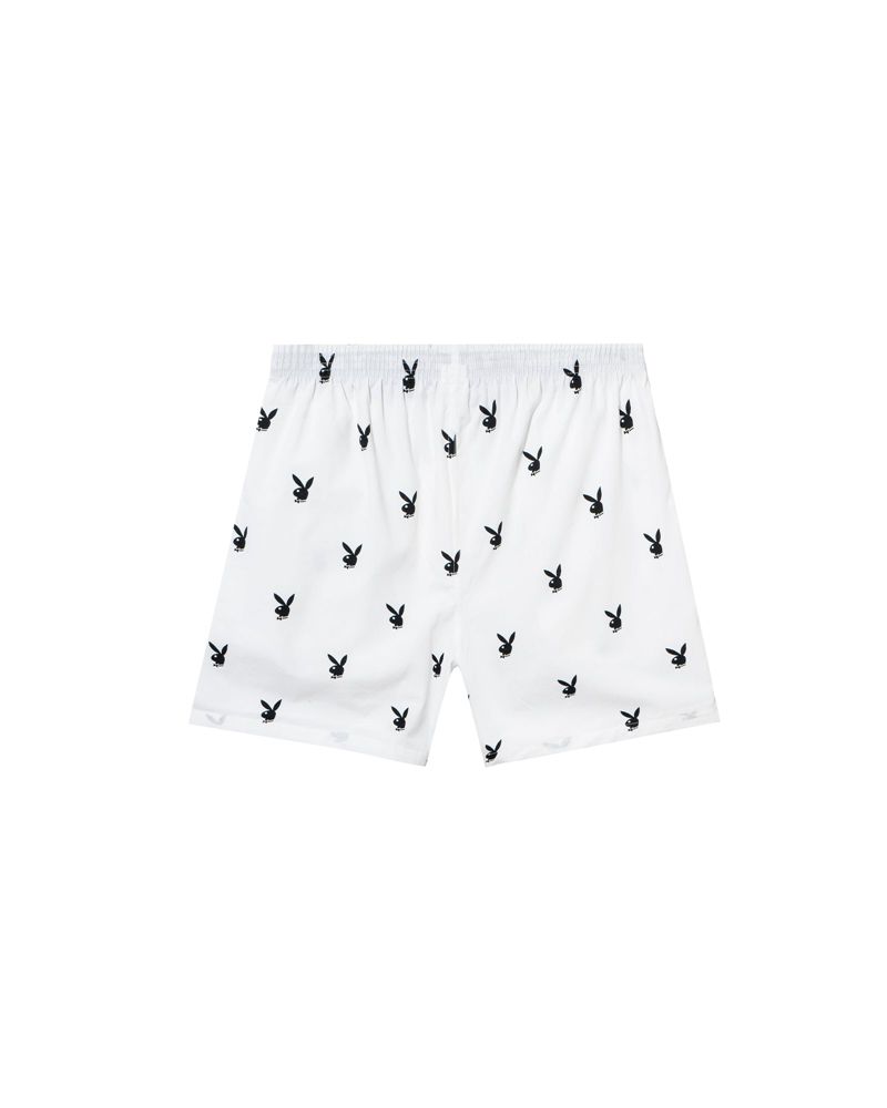 Pantaloncini Playboy Repeating Rabbit Head Lounge Uomo Blu | 42167MSZV