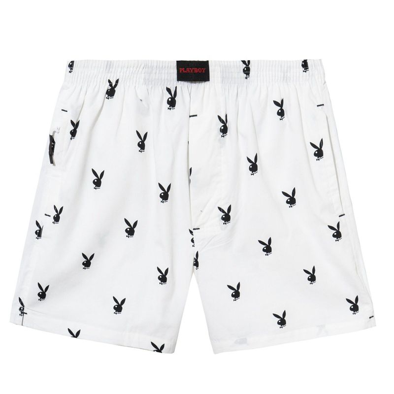 Pantaloncini Playboy Repeating Rabbit Head Lounge Uomo Blu | 42167MSZV