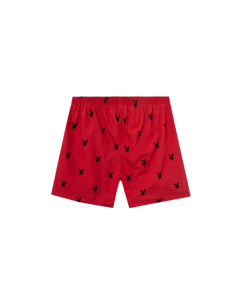 Pantaloncini Playboy Repeating Rabbit Head Lounge Uomo Blu | 42167MSZV