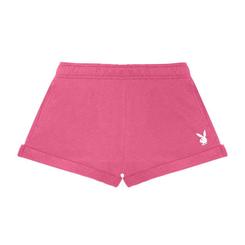 Pantaloncini Playboy Rolled Sweat Donna Rosa | 95634YQEG