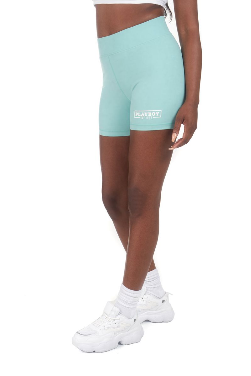 Pantaloncini Playboy Sportive Bike Donna Verdi | 04382JSUL