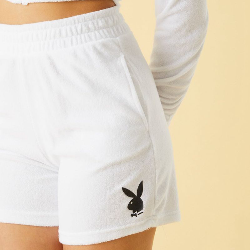 Pantaloncini Playboy Terry Longline Donna Marroni | 75126GBQR