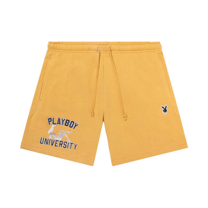 Pantaloncini Playboy University Sweat Uomo Verdi | 02153FHSO