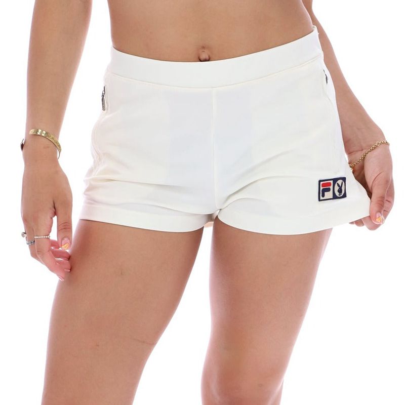 Pantaloncini Playboy X Fila Jeana Donna Bianche | 67324WATZ