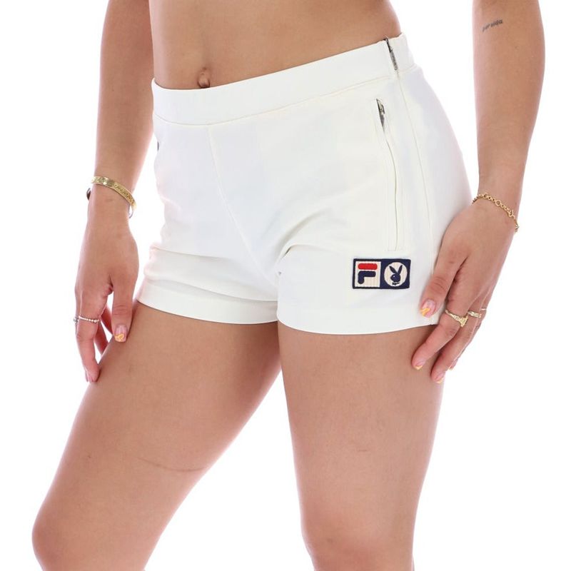 Pantaloncini Playboy X Fila Jeana Donna Bianche | 67324WATZ