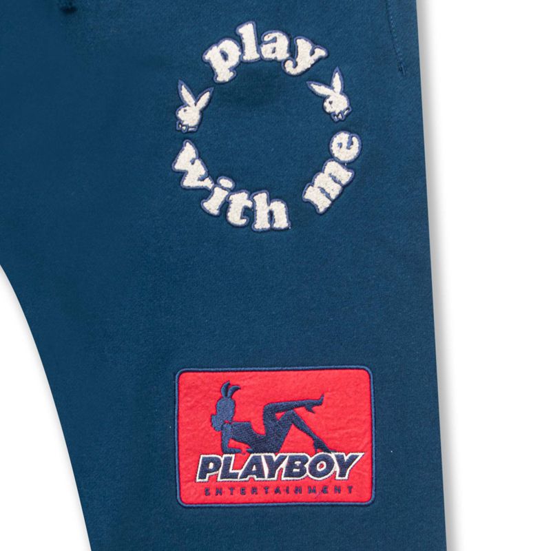 Pantaloni Della Tuta Playboy Championship Sweatpant Uomo Blu Marino | 14860DYIB