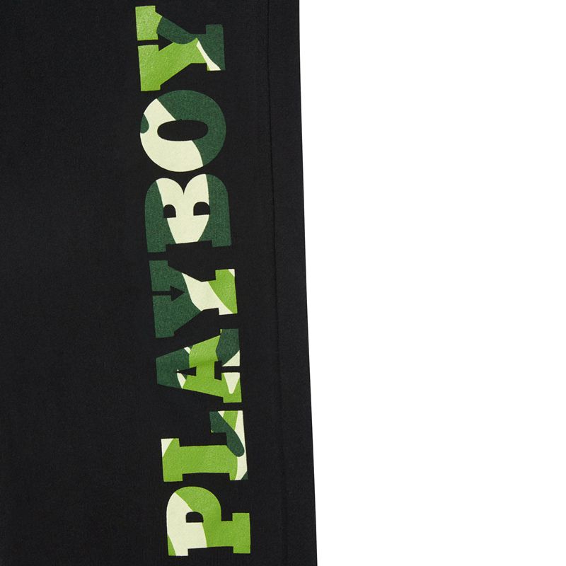 Pantaloni Della Tuta Playboy Hare Green Camo Uomo Nere Verdi | 07526ETOI